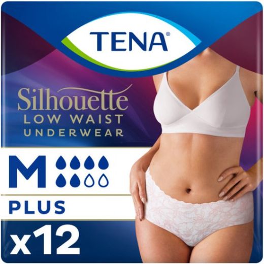 TENA Silhouette Plus Low Waist Blanc Medium TENA Silhouette Plus Low Waist Blanc Medium