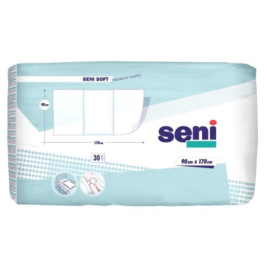 Seni Soft bedonderlegger 90x170 met instopstrook Seni Soft bedonderlegger 90x170 met instopstrook