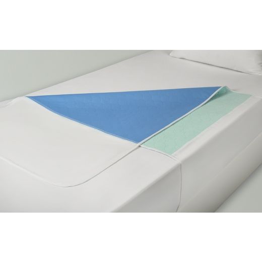 Careland | wasbare onderlegger met instopstroken - 85 x 90 cm. Careland | wasbare onderlegger met instopstroken - 85 x 90 cm.