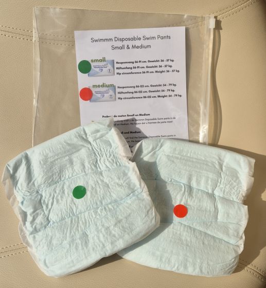 Probierpaket Swimmm Einweg-Schwimmwindel | Small & Medium