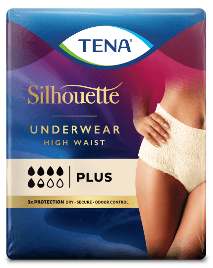 Tena Silhouette Plus High Waist Crème Large