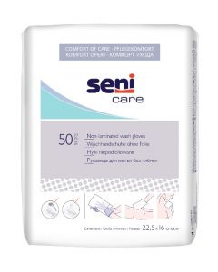 Seni Care washandjes zonder folielaag 50 stuks
