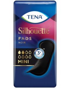 TENA Silhouette Noir Mini Pads | Zwart incontinentieverband 