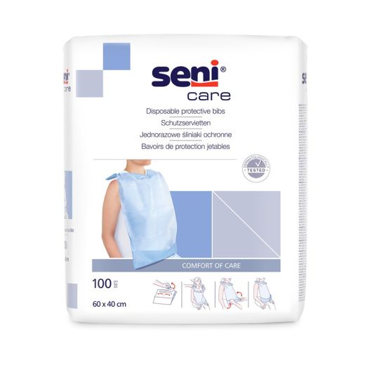 ** Seni Care Slabben met opvangzakje 100 st.