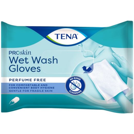 Tena natte washandjes zonder parfum Tena natte washandjes zonder parfum