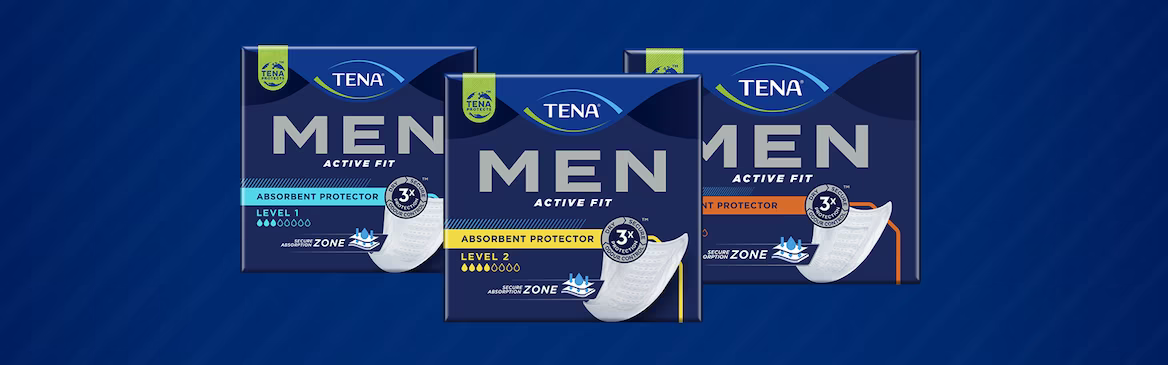 TENA Men Level 1, 2 and 3